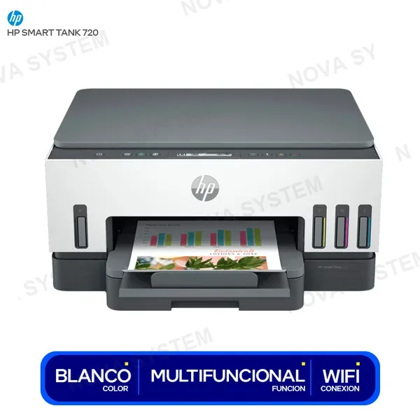 HP IMPRESORA MULTIFUNCIONAL HP SMART TANK 720 ( 6UU46A#AK...