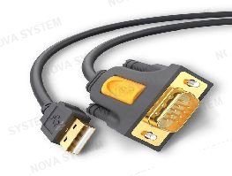UGREEN CABLE USB A SERIAL UGREEN DB9 macho de 9 pines con chipset PL2303,para Windows 11 10 8.1 8 7 XP Vista, Mac OS, Linux. Cable de 3 metros.