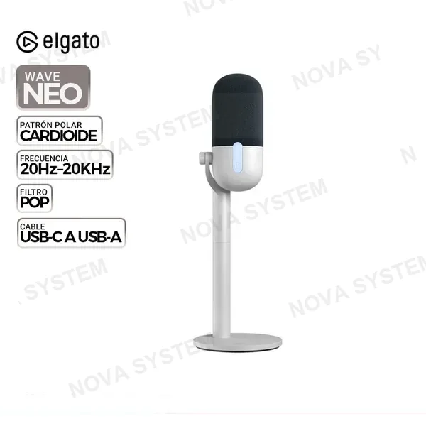 LG MICROFONO ELGATO WAVE NEO WHITE