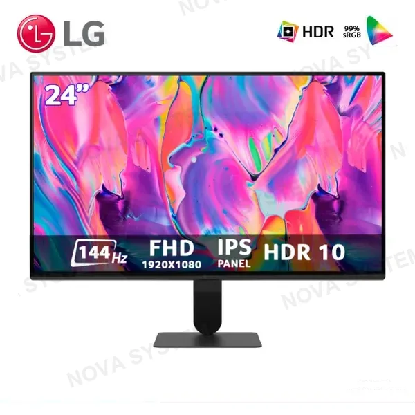LG MONITOR LG U4 24U411B-B, 24" IPS, FHD, 144Hz, 1ms, FreeSync