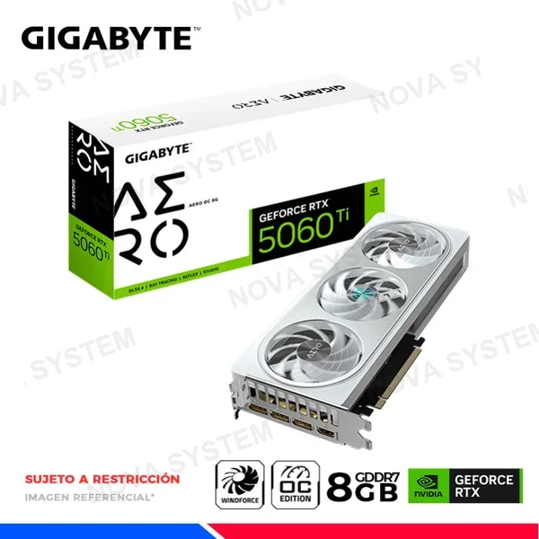 GIGABYTE VGA GIGABYTE GEFORCE RTX 5060 Ti AERO OC 8GB GDDR7