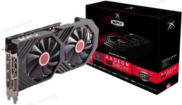 XFX TARJETA DE VIDEO, XFX, RX 580 8GB GDDR5 GTS EDICION
