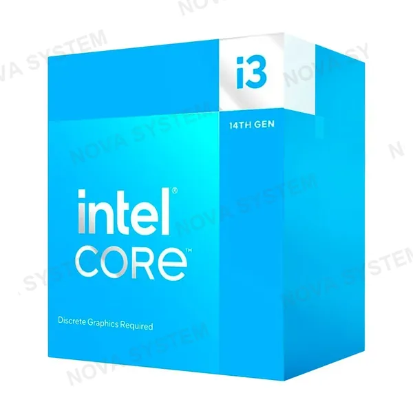 Intel Procesador Intel Core I3 14100f 3.5ghz Hasta 4.7ghz 12mb (bx8071514100f) Lga 1700, 4 Nucleos, Sin Graficos Integrados