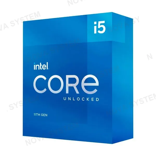 Intel PROCESADOR INTEL CORE I5 11600K 3.9GHZ HASTA 4.9GHZ 12MB (BX8070811600K) LGA 1200, 6 NUCLEOS