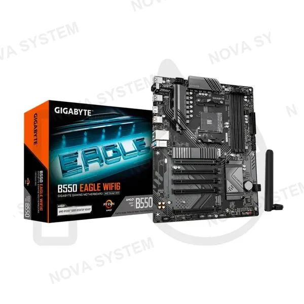 Gigabyte Placa Madre Gigabyte B550 Eagle Wifi6 (b550-eagle-wifi6) Socket Am4, Ram Ddr4, Wifi