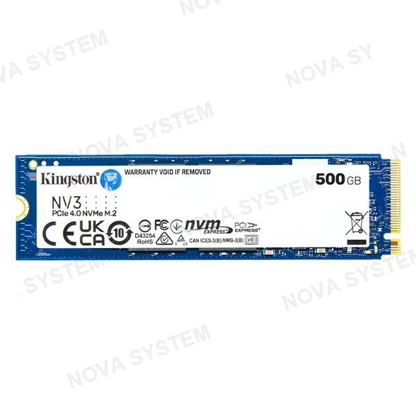 Kingston Unidad De Almacenamiento Ssd M.2 Pcie Kingston 500gb Nvme Nv3, 2280 (snv3s/500g)
