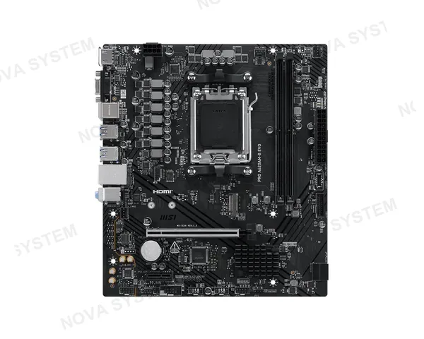 MSI Placa Madre Msi Pro A620am-b Evo (pro A620am-b Evo) Socket Am5, Ram Ddr5 Buss 6000 Mhz