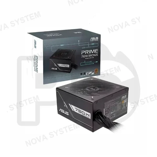 Asus Fuente De Poder Asus 750w Prime 750b (prime-750b-white) Atx, 80 Plus Bronze, No Modular, Blanco