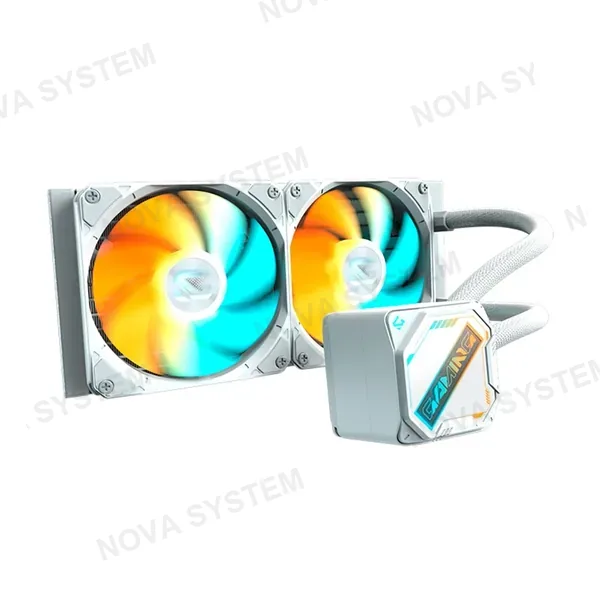 Sistema De Enfriamiento Liquido 1stplayer X-starship 240 White ( X-starship 240w ) Lcd 2.4"- Argb