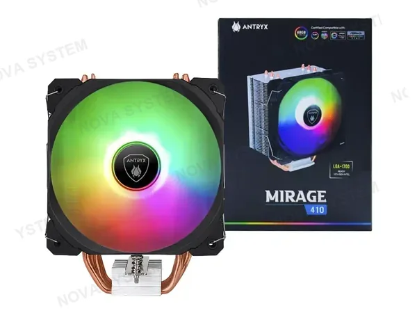 Antryx Cooler Para Procesador Antryx Mirage 410 (acc-410a) 1 Ventilador, 120mm, Led Rgb
