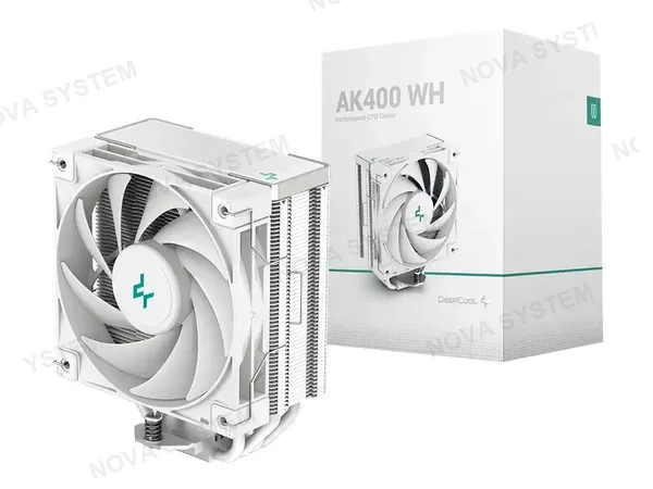 Deepcool Cooler Para Procesador Deepcool Ak400 Wh (ak400-whnnmn-g-1) 1 Ventilador, 120mm