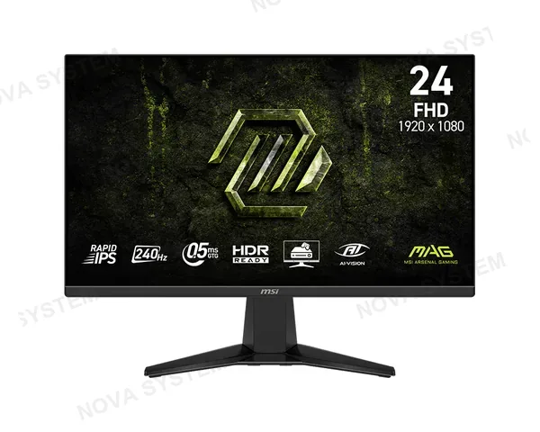 MSI Monitor Msi 27 Pulgadas, Gaming (mag 272f-x24) Fhd, Negro, 240hz, 0.5ms, Hdmi Displayport