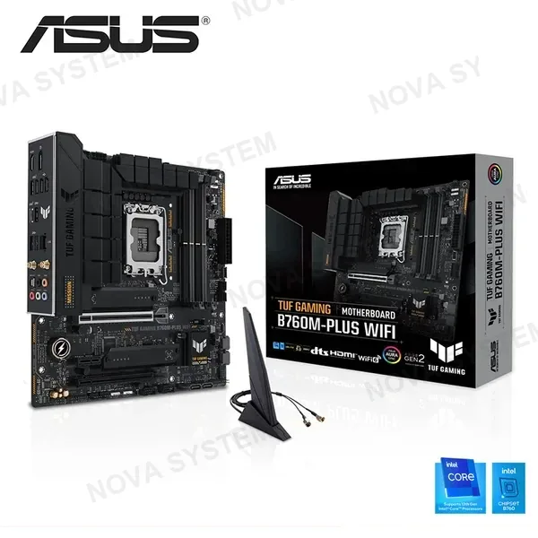 Asus PLACA ASUS TUF GAMING B760M-PLUS WIFI M.ATX DDR5 LGA 1700 (PN:90MB1ET0'M0EAY0)