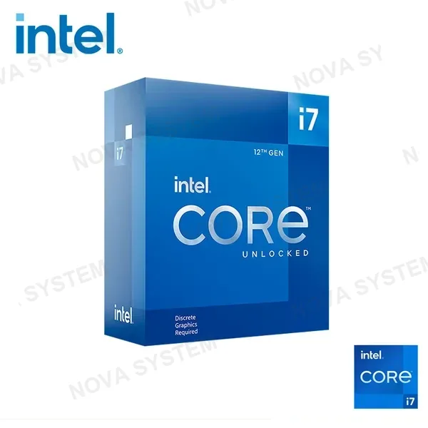 Intel PROCESADOR INTEL CORE I7-12700KF 3.60GHZ HASTA 5.00GHZ 25MB 12 CORE LGA1700 (PN:BX8071512700KF)