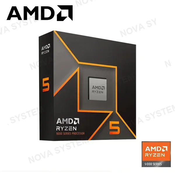 AMD PROCESADOR AMD RYZEN 5 9600X 3.90GHZ HASTA 5.40GHZ 38MB 6 CORE AM5 (PN:100-100001405WOF)