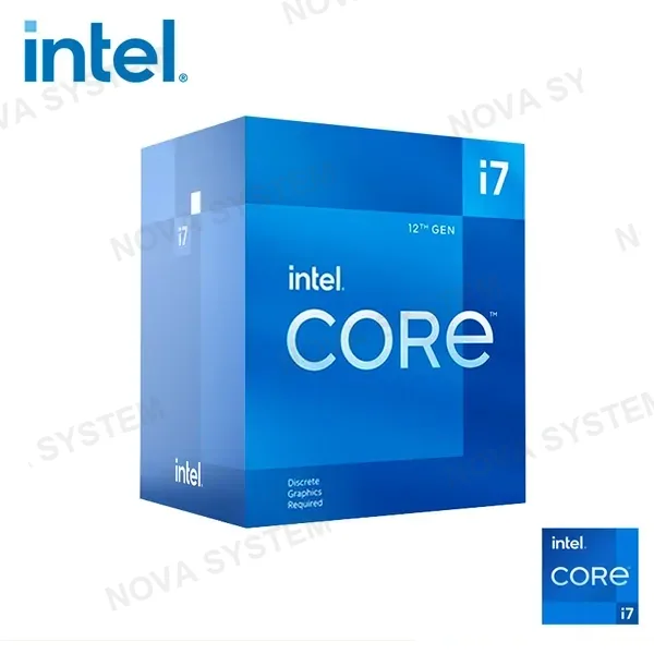 Intel PROCESADOR INTEL CORE I7-12700F 2.10GHZ HASTA 4.90GHZ 25MB 12 CORE LGA1700 (PN:BX8071512700F)