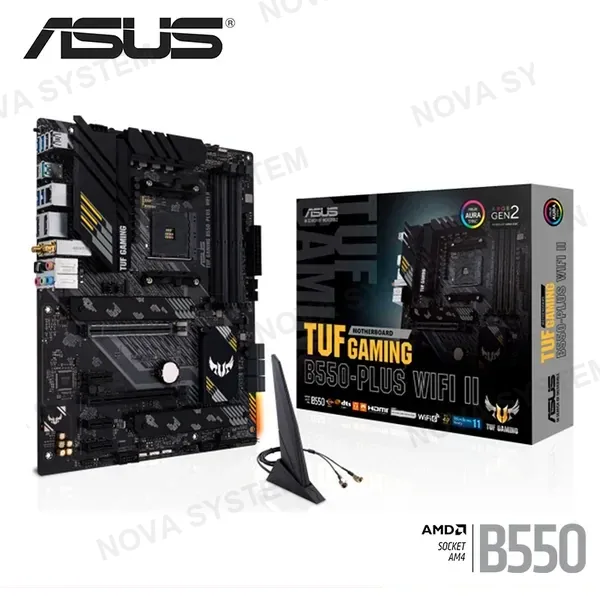 AMD PLACA ASUS TUF GAMING B550-PLUS WIFI II ATX DDR4 AMD AM4 (PN:90MB19U0'M0EAY0)