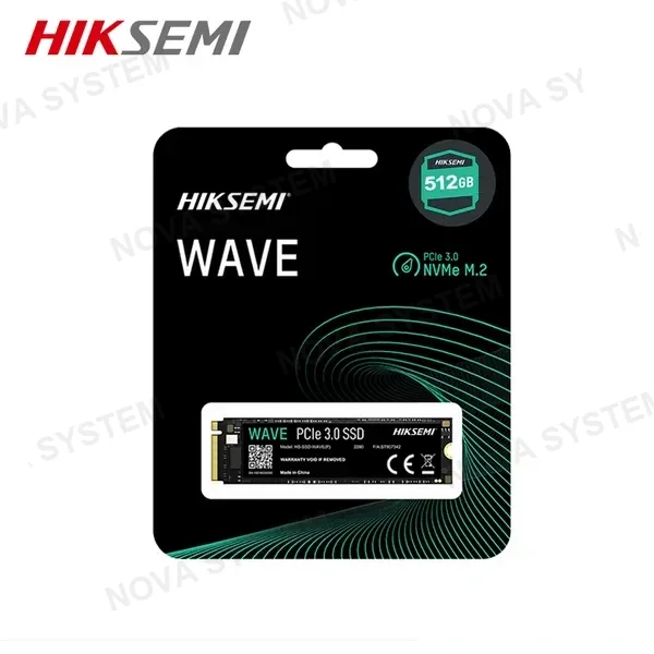 Hiksemi SSD 512GB HIKSEMI WAVE (P) BLACK NVMe M.2 2280 PCIe GEN 3.0x4 (PN:HS-SSD-WAVE(P))