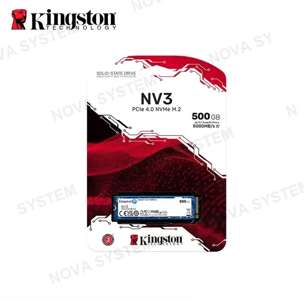 Kingston SSD 500GB KINGSTON NV3 NVMe M.2 2280 Pcie 4.0 (PN:SNV3SM3/500G)