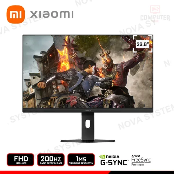 Xiaomi MONITOR XIAOMI GAMING G24i EDICION 2026 23.8" FHD 1920x1080/200HZ/1MS/FREESYNC PREMIUM/COMPATIBLE NVIDIA G-SYNC
