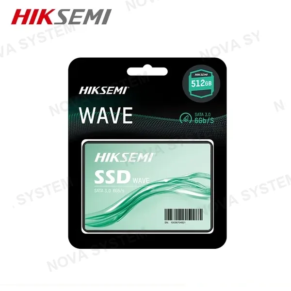 Hiksemi SSD 512GB HIKSEMI WAVE(S) FORMATO 2.5" SATA III (PN:HS-SSD-WAVE(S) 512G)