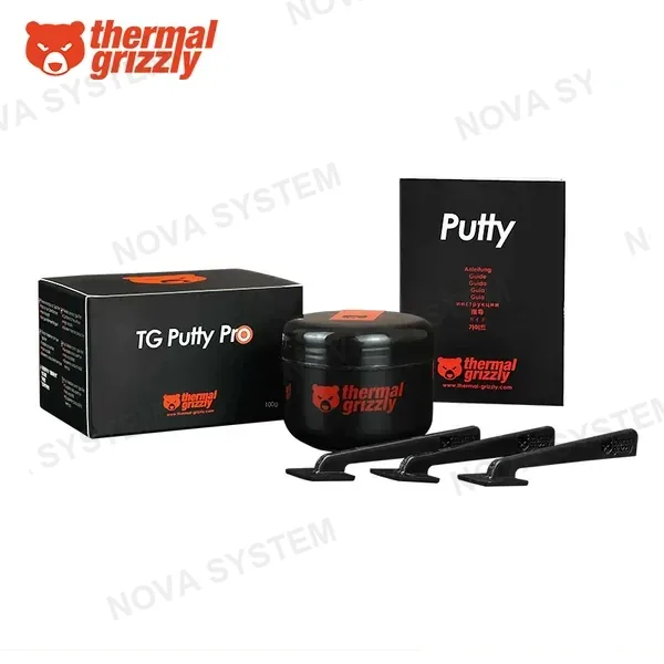 LG TMASILLA TERMICA THERMAL GRIZZLY TG PUTTY PRO 100 GRAMOS (PN:TG-P-P-100)