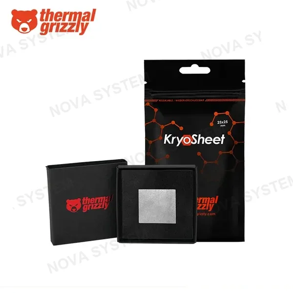 LG ALMOHADILLA TERMICA DE GRAFENO THERMAL GRIZZLY KRYOSHEET 25x25x0.2mm (PN:TG-KS-25-25)