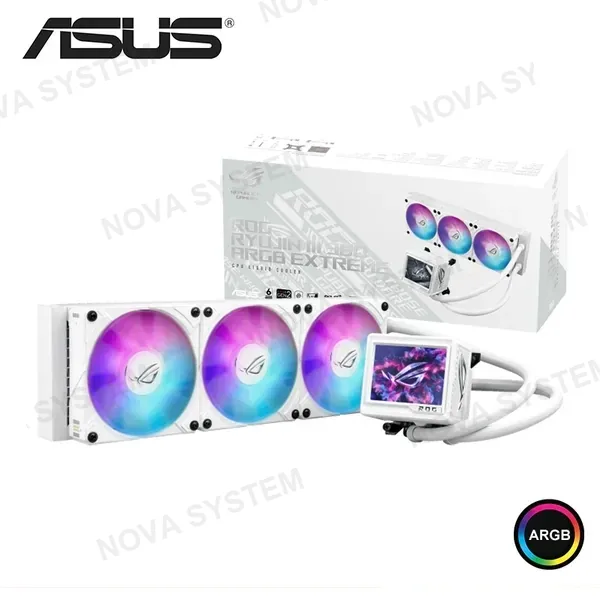 ASUS ASUS ROG RYUJIN III 360 ARGB EXTREME WHITE COOLER CPU REFRIGERACION LIQUIDA COMPATIBLE AMD/INTEL (PN:90RC0132-M0EAY0)