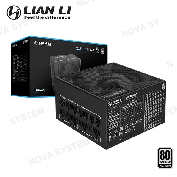 Lian Li FUENTE DE PODER LIAN LI SX 850 BLACK 850W 80 PLUS PLATINUM FULL MODULAR (PN:SX0850P.B0)