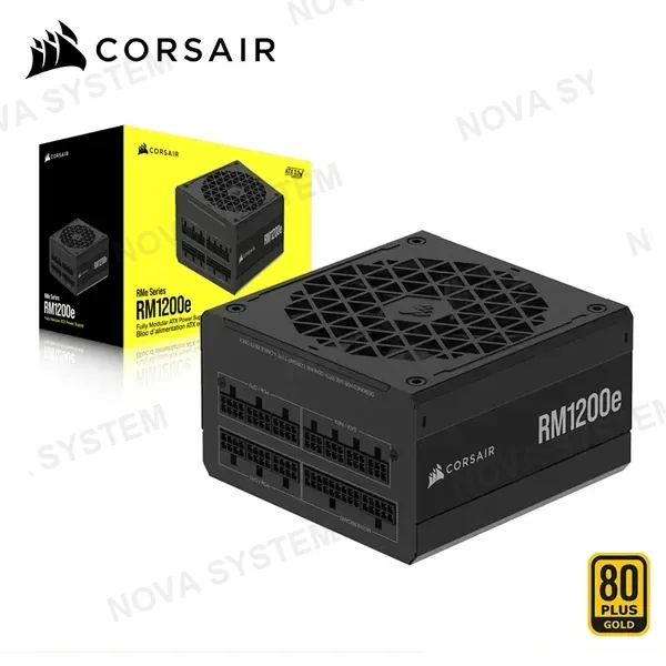 Corsair FUENTE DE PODER CORSAIR RM1200E 1200W 80 PLUS GOLD FULL MODULAR (PN:CP-9020258-NA)