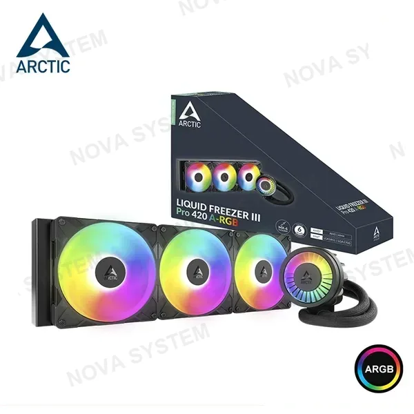 Intel ARCTIC LIQUID FREEZER III PRO 420 A-RGB BLACK COOLER CPU REFRIGERACION LIQUIDA COMPATIBLE AMD/INTEL (PN:ACFRE00185A)