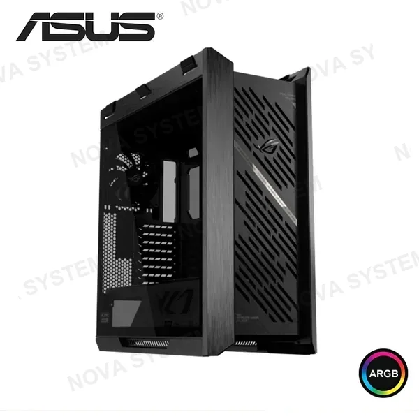 ASUS CASE ASUS ROG STRIX HELIOS II BLACK ARGB INTEGRADA SIN FUENTE VIDRIO TEMPLADO MID TOWER (PN:90DC00W0-B38000)