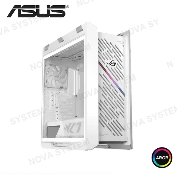 ASUS CASE ASUS ROG STRIX HELIOS II WHITE ARGB INTEGRADA SIN FUENTE VIDRIO TEMPLADO MID TOWER (PN:90DC00W3-B38000)