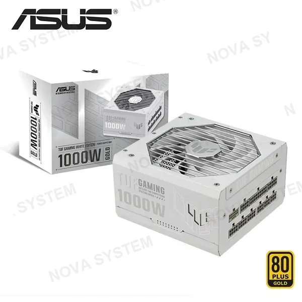 ASUS FUENTE DE PODER ASUS TUF GAMING WHITE 1000W 80 PLUS GOLD FULL MODULAR ATX 3.1 (PN:90YE00S5-B0AA00)