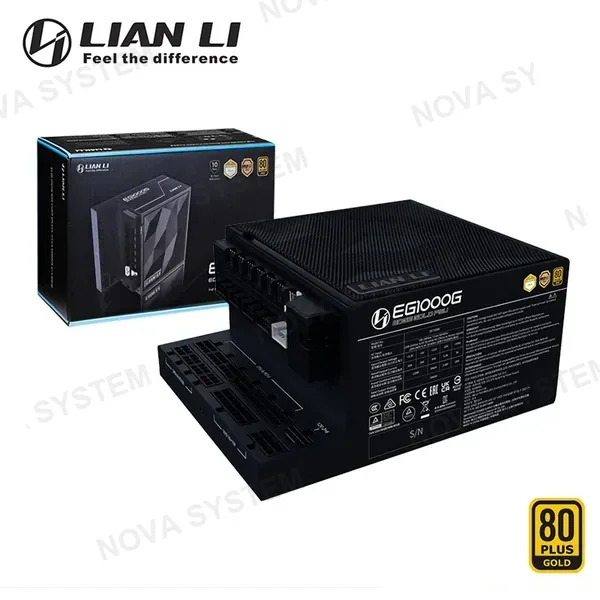 Lian Li FUENTE DE PODER LIAN LI EDGE 1000G 1000W 80 PLUS GOLD MODULAR (PN:EG1000G BK)