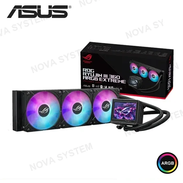 ASUS ASUS ROG RYUJIN III 360 ARGB EXTREME BLACK COOLER CPU REFRIGERACION LIQUIDA COMPATIBLE AMD/INTEL (PN:90RC0131-M0EAY0)