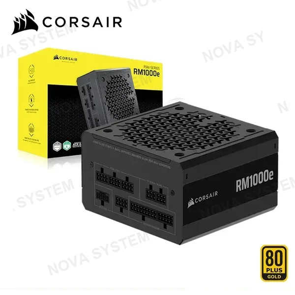 Corsair FUENTE DE PODER CORSAIR RM1000E 1000W BLACK 80 PLUS GOLD FULL MODULAR (PN:CP-9020297-NA)