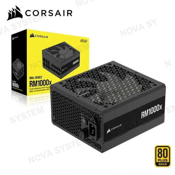 Corsair FUENTE DE PODER CORSAIR RM1000X 1000W BLACK 80 PLUS GOLD FULL MODULAR (PN:CP-9020271-NA)
