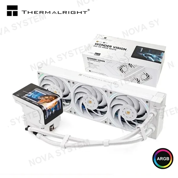 Intel THERMALRIGHT WONDER VISION 360 UB ARGB WHITE COOLER CPU REFRIGERACION LIQUIDA COMPATIBLE AMD/INTEL