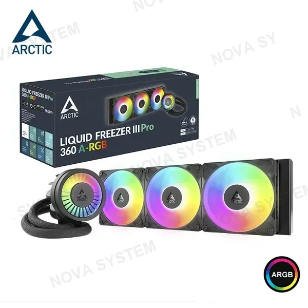 Intel ARCTIC FREEZER III PRO 360 A-RGB BLACK COOLER CPU REFRIGERACION LIQUIDA COMPATIBLE AMD/INTEL (PN:ACFRE00184A)