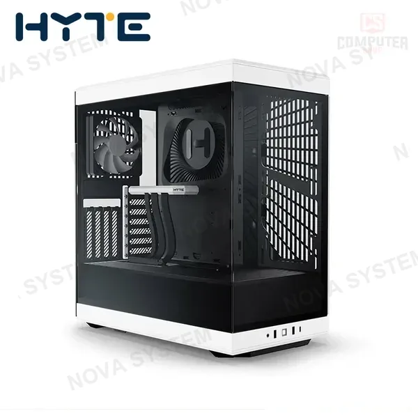 CASE HYTE Y40 BLACK WHITE SIN FUENTE VIDRIO TEMPLADO MID TOWER (PN:CS-HYTE-Y40-BW)