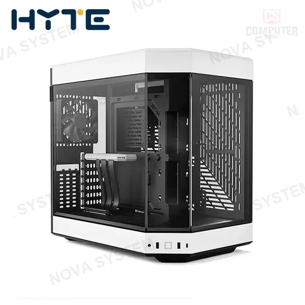 CASE HYTE Y60 BLACK WHITE SIN FUENTE VIDRIO TEMPLADO MID TOWER (PN:CS-HYTE-Y60-BW)