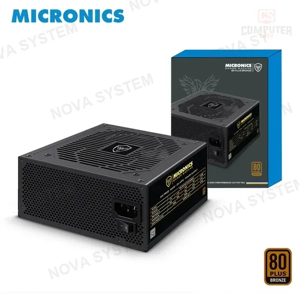 Micronics FUENTE DE PODER MICRONICS MIC P80B 600W 80 PLUS BRONZE