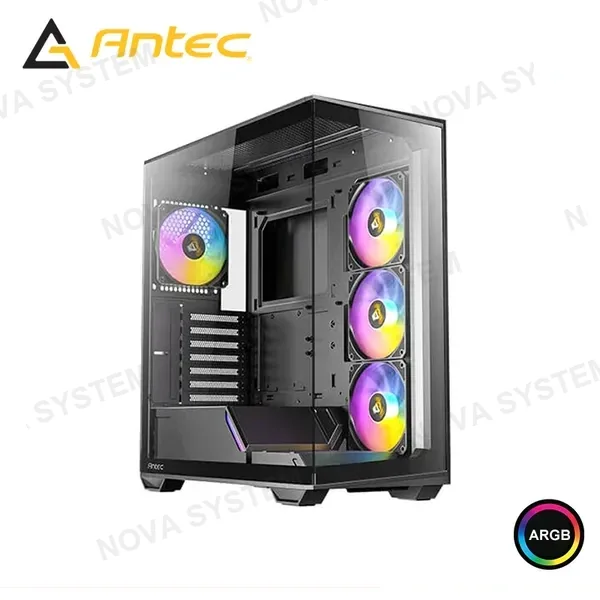Antec CASE ANTEC C3 CONSTELLATION BLACK ARGB SIN FUENTE VIDRIO TEMPLADO MID TOWER (PN:0-761345-10029-8)