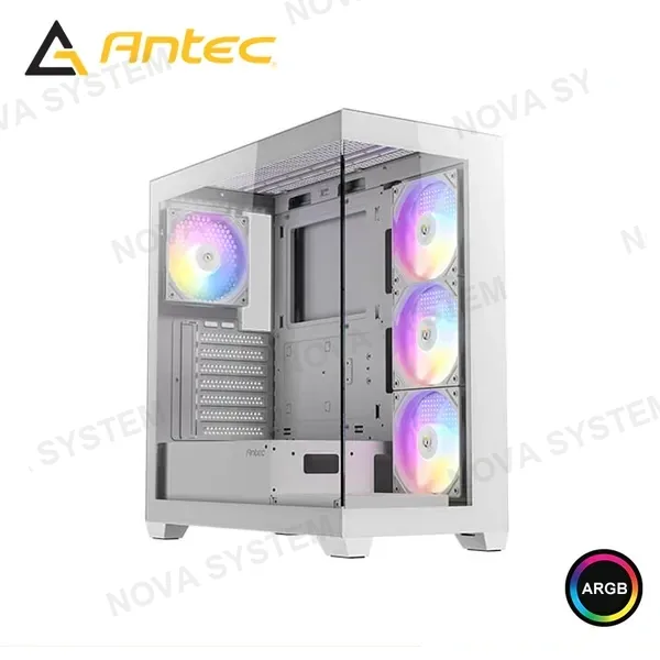 Antec CASE ANTEC CX300 WHITE ARGB SIN FUENTE VIDRIO TEMPLADO MID TOWER (PN:0-761345-10151-6)
