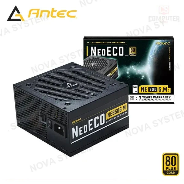 Antec FUENTE DE PODER ANTEC NEOECO NE850G M 850W BLACK 80 PLUS GOLD FULL MODULAR