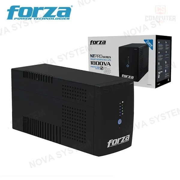 Forza UPS INTERACTIVA FORZA NT-1802PRO 1800VA/900W 10 TOMAS 220V (PN:NT-1802PRO-PCL)