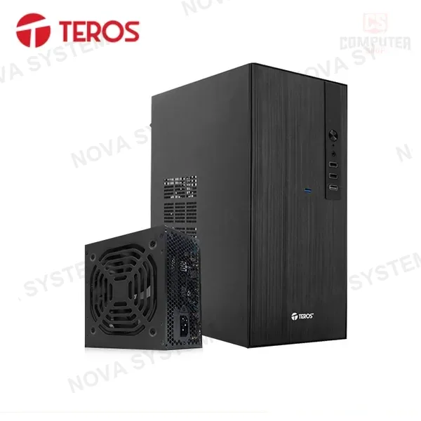Teros CASE TEROS TE-1034S BLACK CON FUENTE 250W MINI TOWER