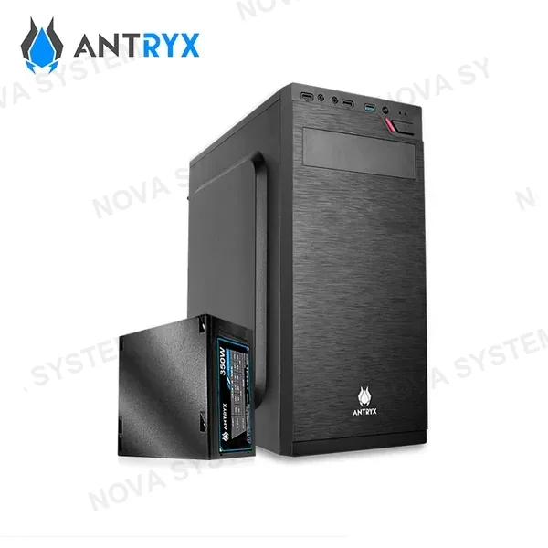 Antryx CASE ANTRYX ELEGANT 630 BLACK CON FUENTE 350W MID TOWER (PN:AC-630-350CP)