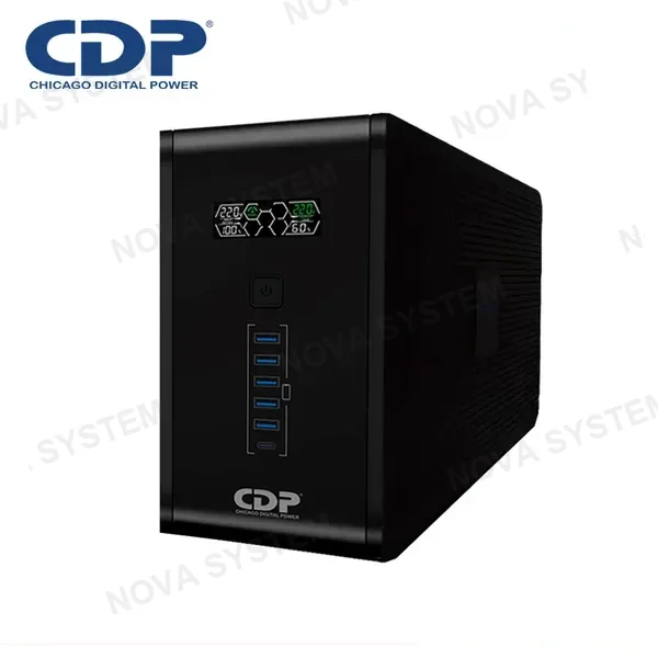 UPS CDP R-SMART1510i 1500VA/900W 10 TOMAS + 5 PUERTOS USB-A + 1 PUERTO USB-C
